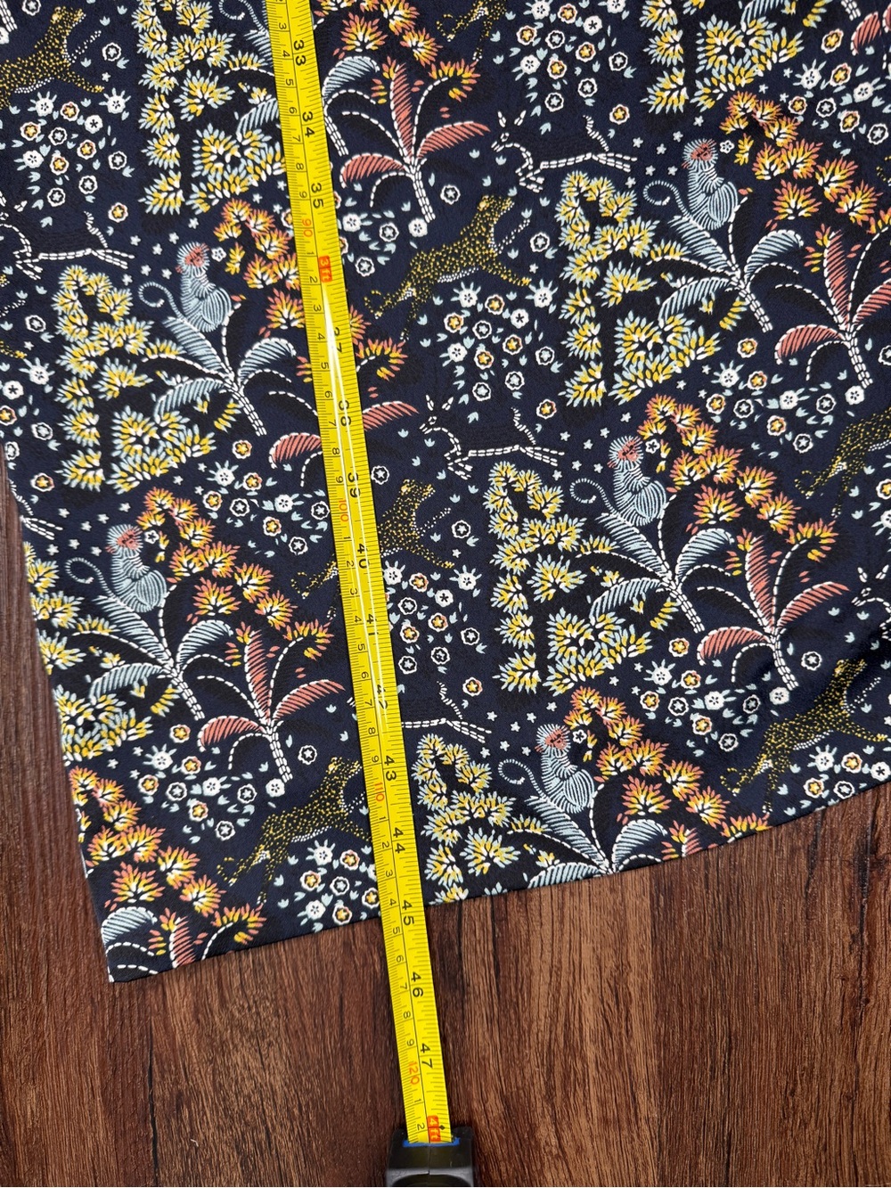 J.Crew Point Sur Jungle Print Crepe Belted Wide Leg Pants - Picture 8 of 13